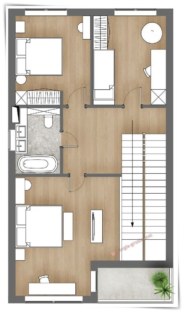 Hill village in batumi plan 02