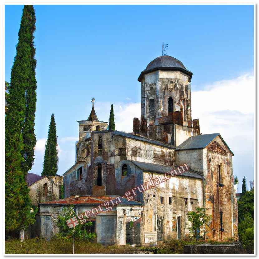 Llora church in abkhazia