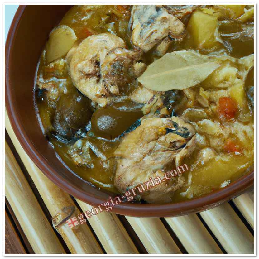 Chahohbili with chicken by georgian style Chahohbili with chicken by georgian style