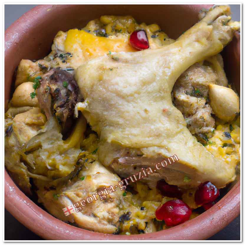 Chahohbili with chicken by georgian style Chahohbili with chicken by georgian style