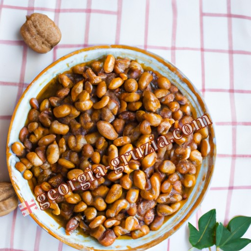 Beans with walnuts and garlic Georgia