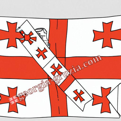 Флаг Грузии раскраска Грузия