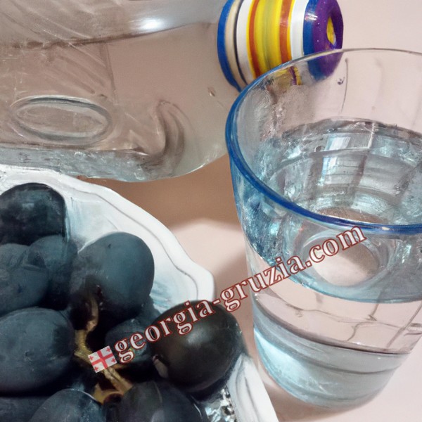 Georgian grape vodka
