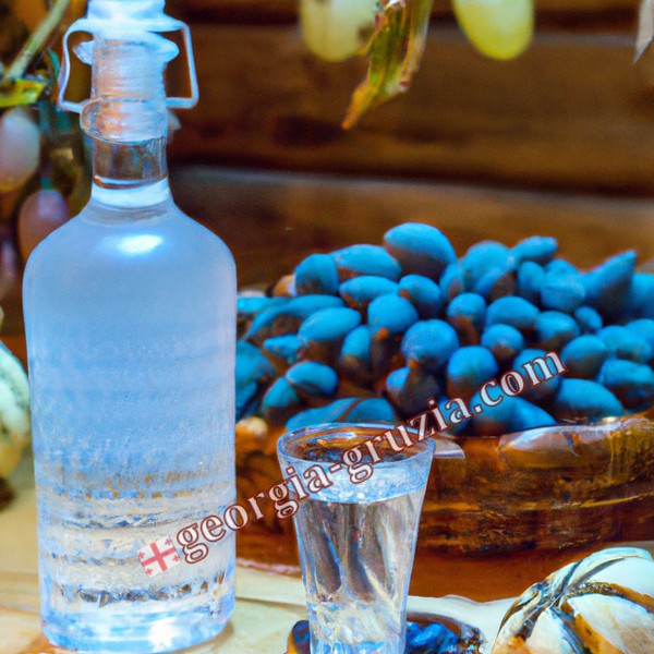 Georgian grape vodka