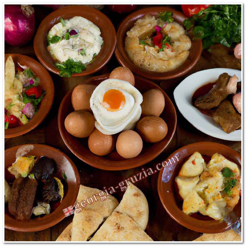Georgian national dishes