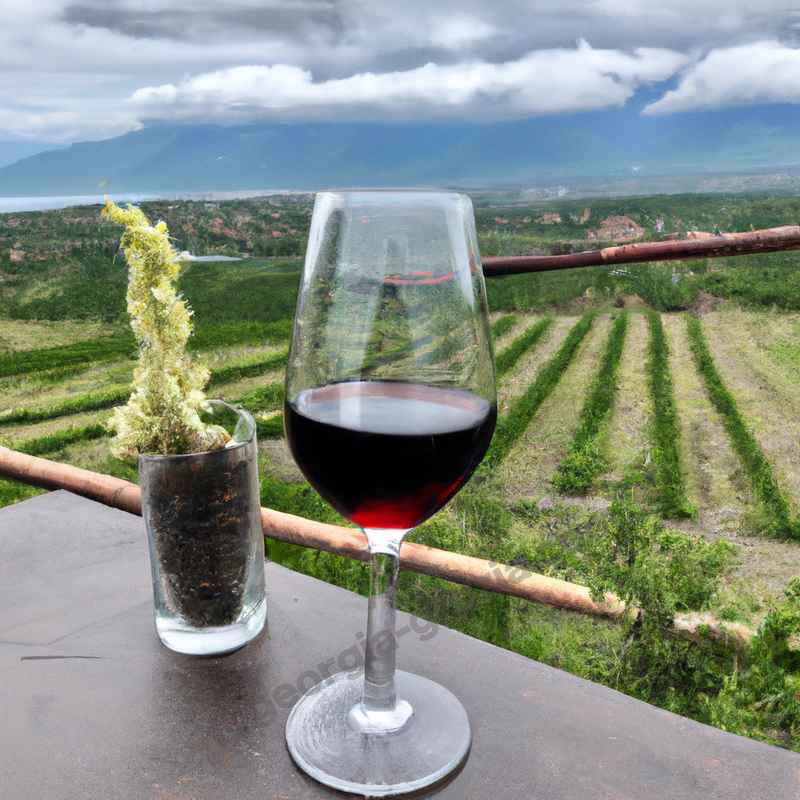 Грузинское красное вино Алазанская долина