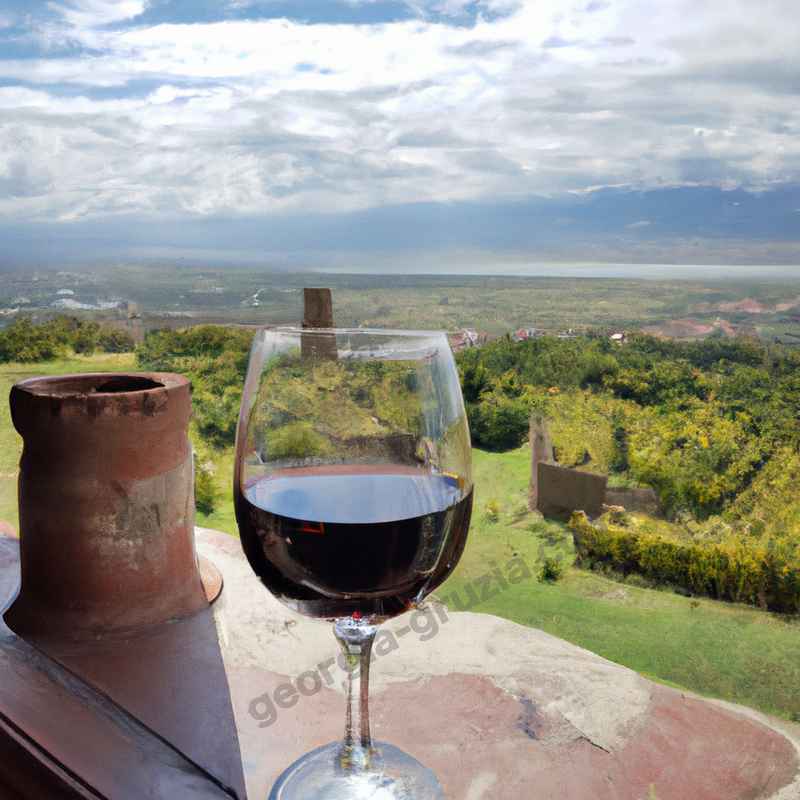 Грузинское красное вино Алазанская долина