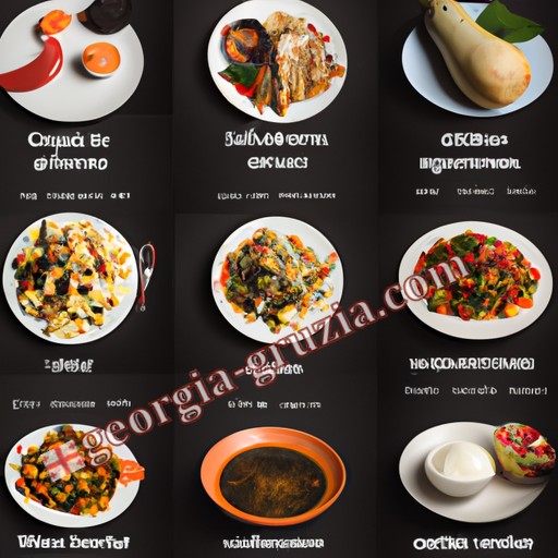 Georgian menu Georgia Georgian menu Georgia