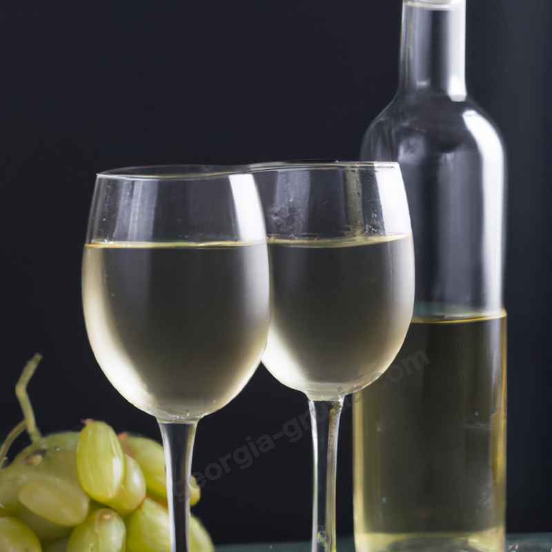 Грузинское вино цинандали белое сухое