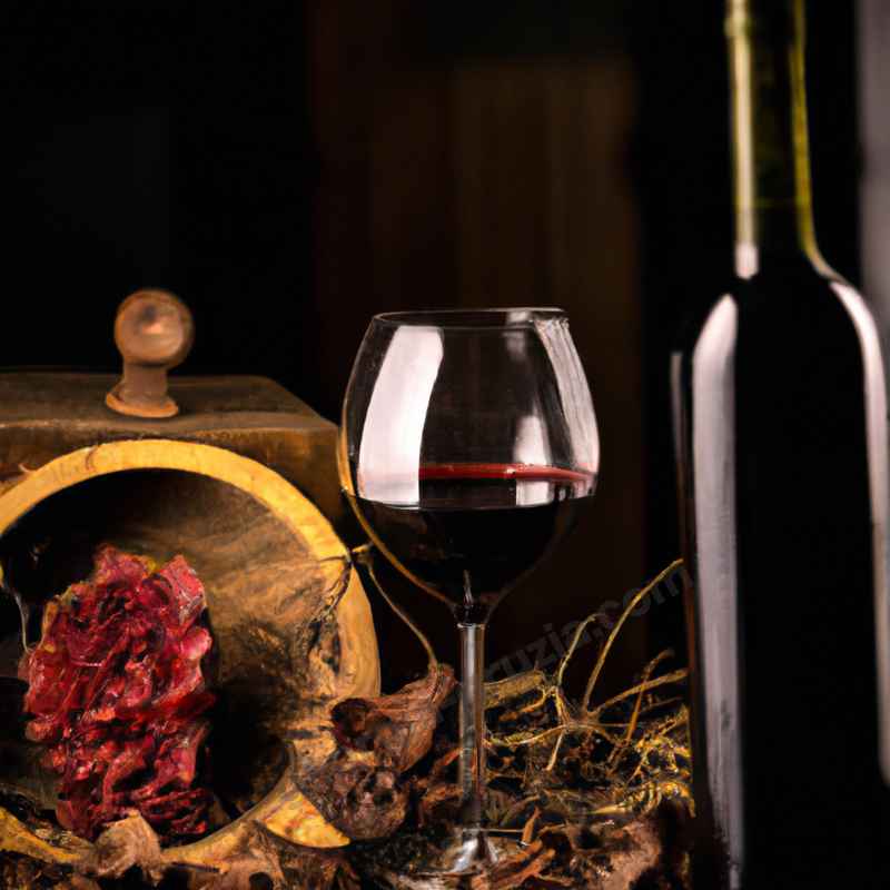 Грузинское вино красное сухое мукузани