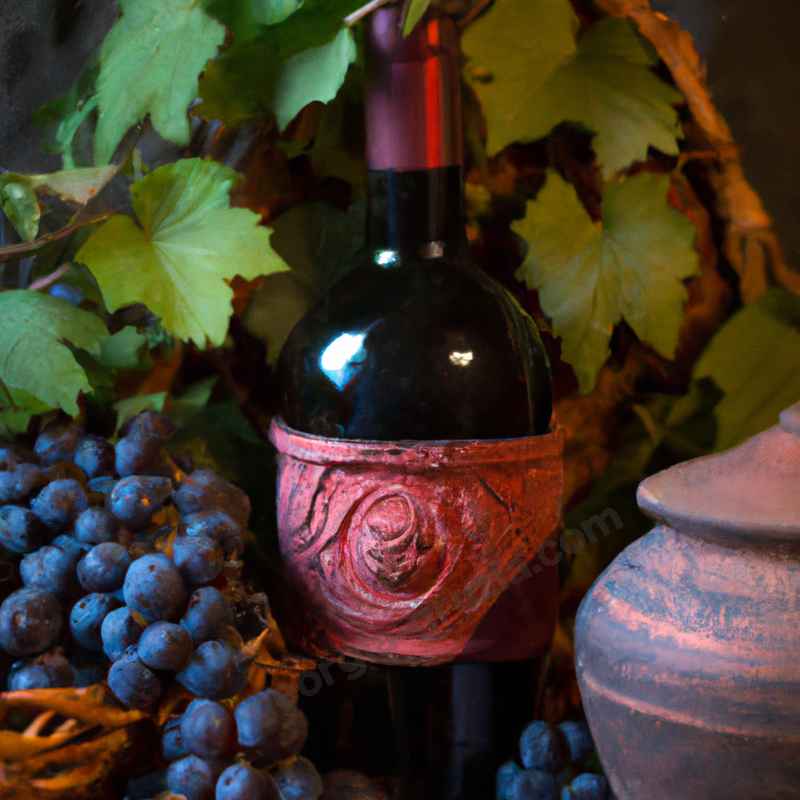 Gürcü Rkatsiteli şarabı kırmızı