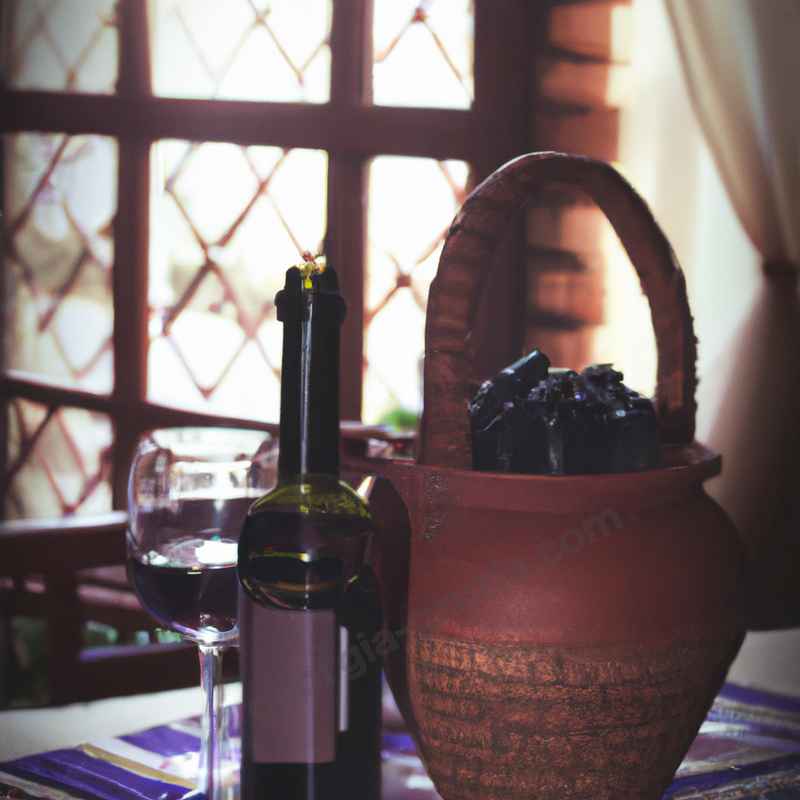 Gürcü şarabı rkatsiteli kırmızı