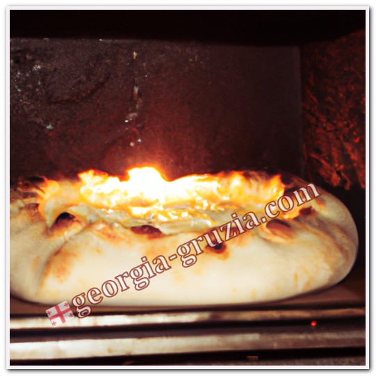 Khachapuri at home in the oven