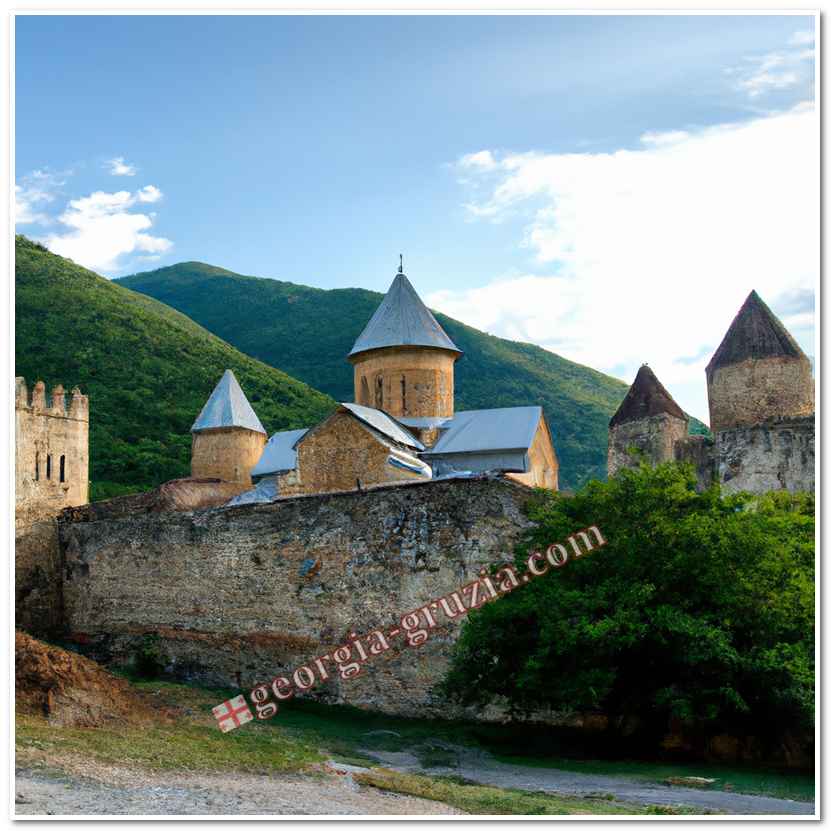 Крепость Ананури в Грузии