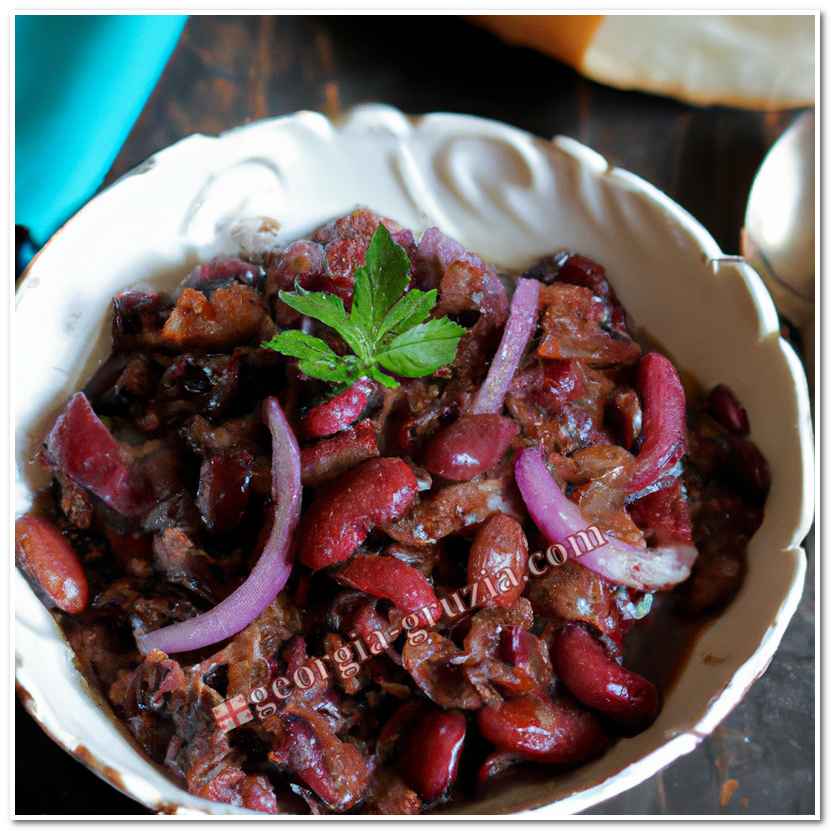 Lobio with red beans by Georgian recipe