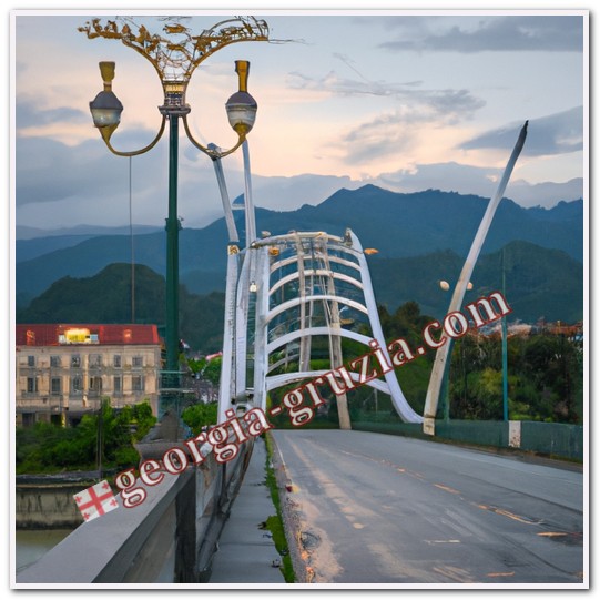 Queen tamara bridge in batumi