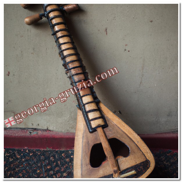 National Georgian instrument chonguri