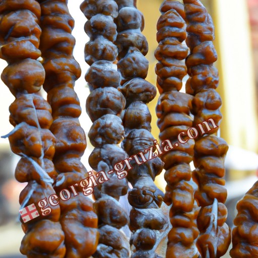 Nuts in syrup on a string Georgia Nuts in syrup on a string Georgia