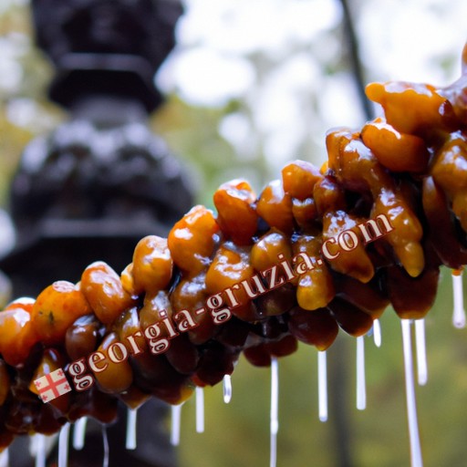 Nuts in syrup on a string Georgia Nuts in syrup on a string Georgia