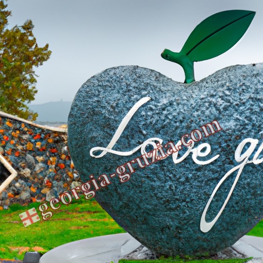 The Apple of Love Monument in Georgia Georgia