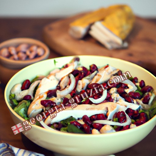 Recipe for salad with red beans and chicken Georgia Recipe for salad with red beans and chicken Georgia