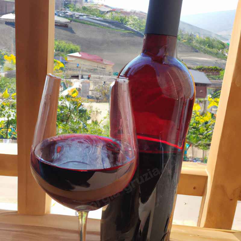 Саперави красное сухое вино Грузия