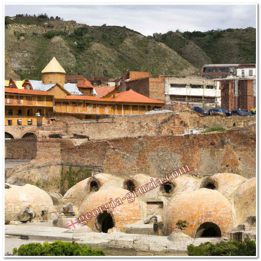 Tiflis'te kükürt banyoları