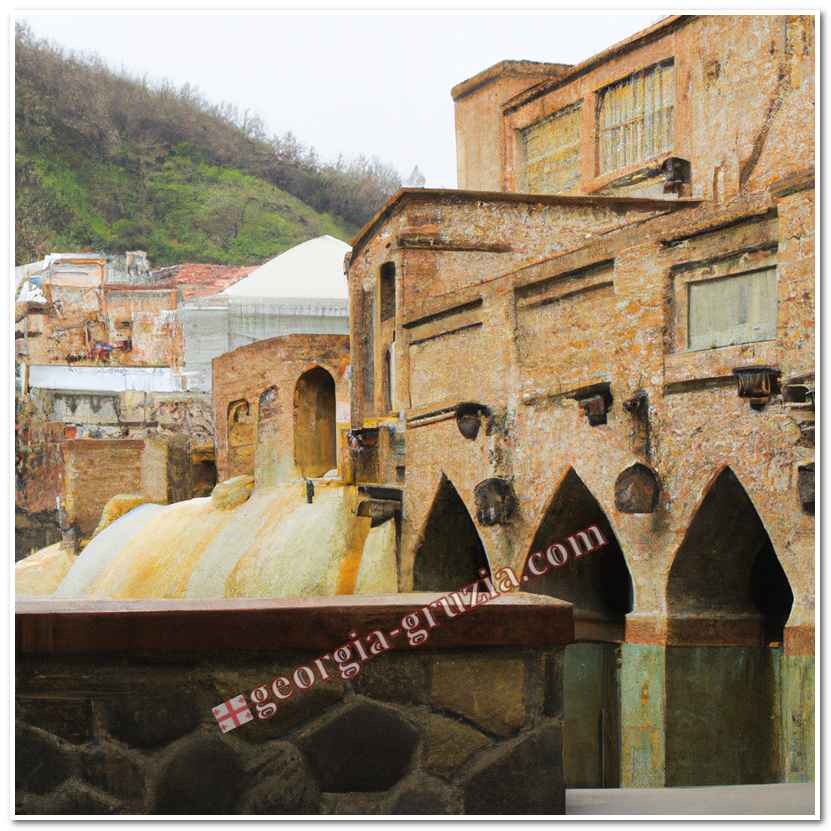 Sulfur baths in Tbilisi