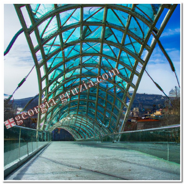 Glass bridge in tbilisi
