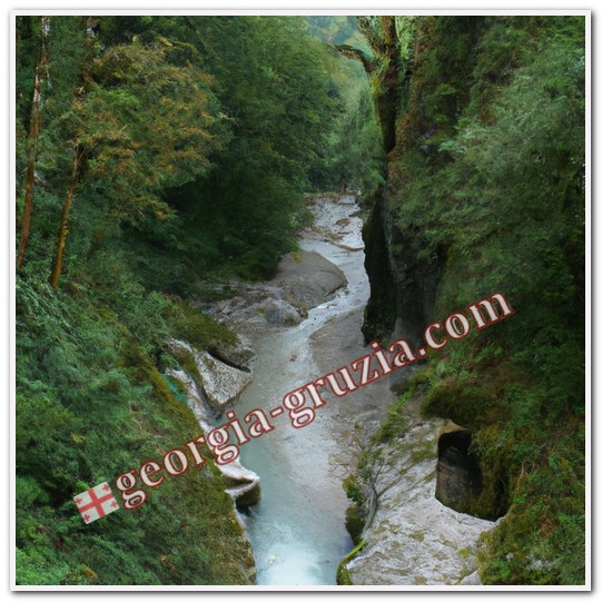 Gorge in abkhazia