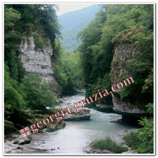 Gorge in abkhazia