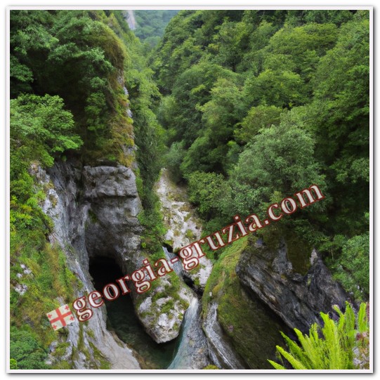 Gorge in abkhazia