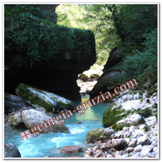 Gorge in abkhazia