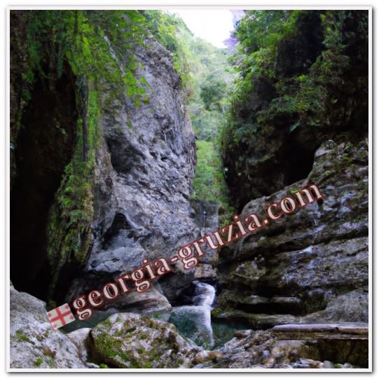 Gorge in abkhazia