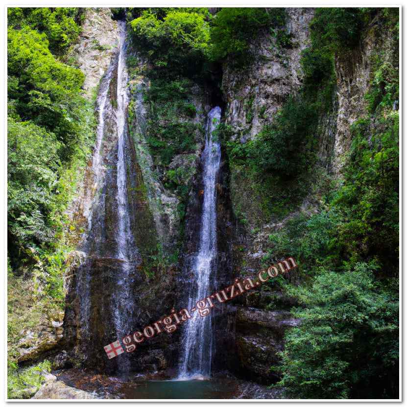Waterfalls in georgia makhuntseti