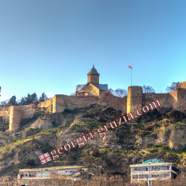 Narikala castle in tbilisi