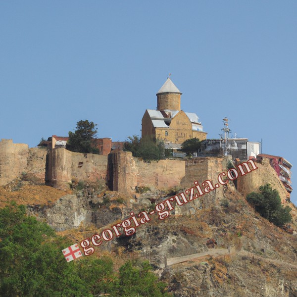 Narikala castle in tbilisi